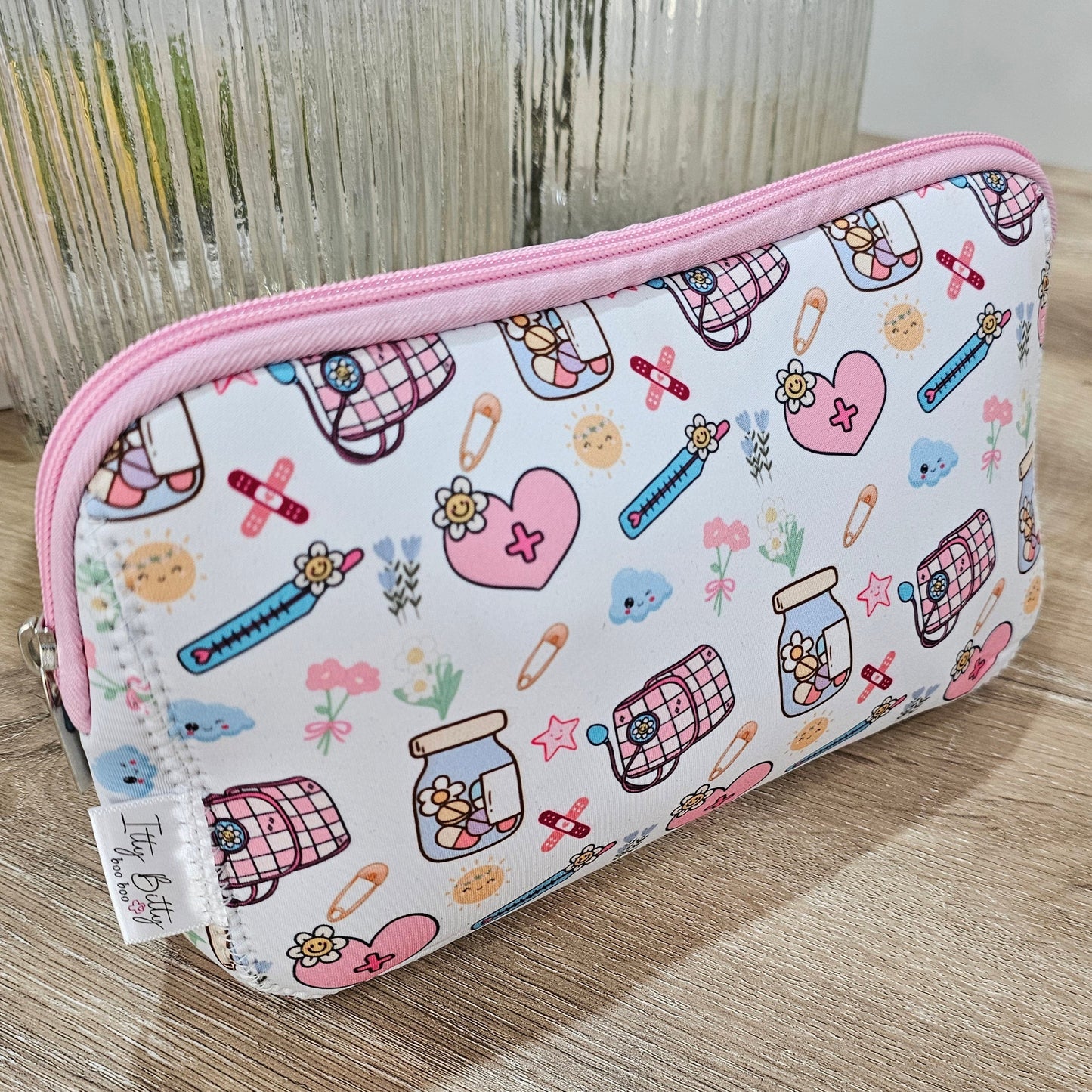 Neoprene Cosmetic/Medical Travel Bag